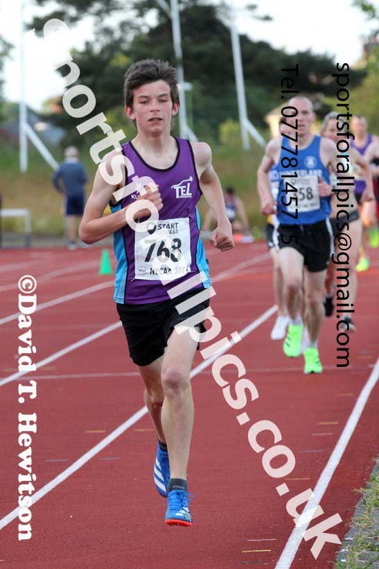 3000 metres, 2021 North East Grand Prix No.4, Monkton, Wednesday, June 30th. Photo: David T. Hewitson/Sports for All Pics